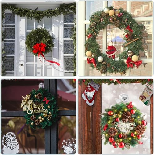 LUXEAR Suction Cup Hooks - 6 Pack Suction Hooks Reusable Powerful Waterproof - Clear Removable Suction Hanger for Christmas Wreath, Shower,Tile,Bathroom,Towel,Kitchen - Image 4