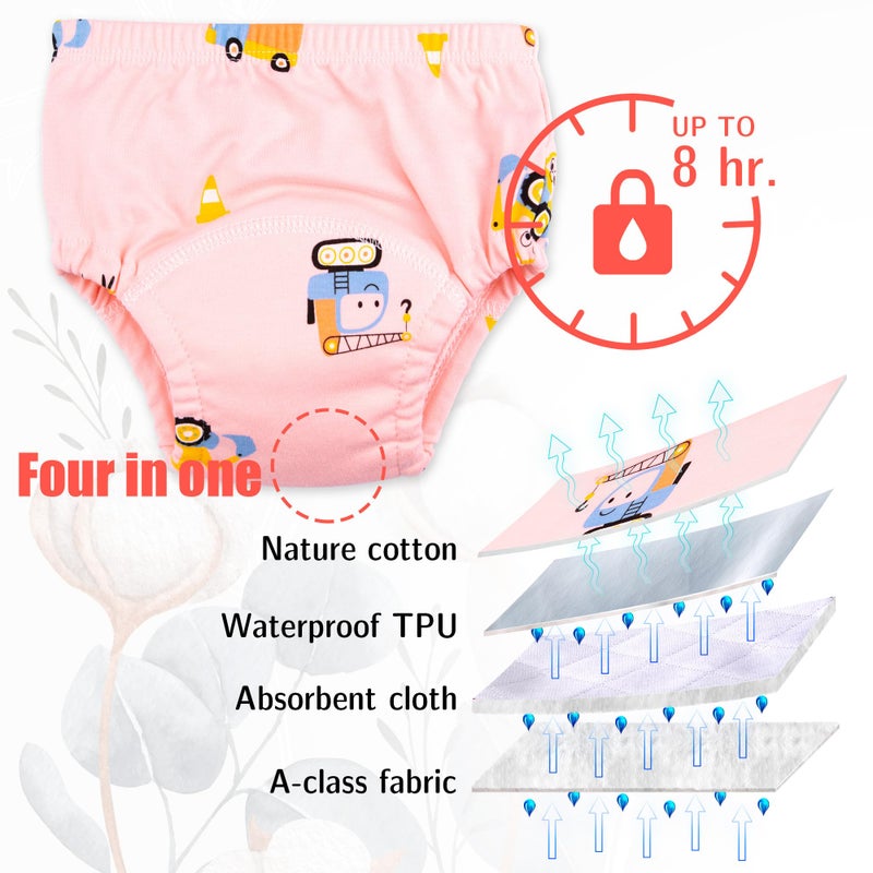 Max Shape Baby Girls Training Underwear - Toddler Girls Training Pants 4 Pack 2T - Image 3