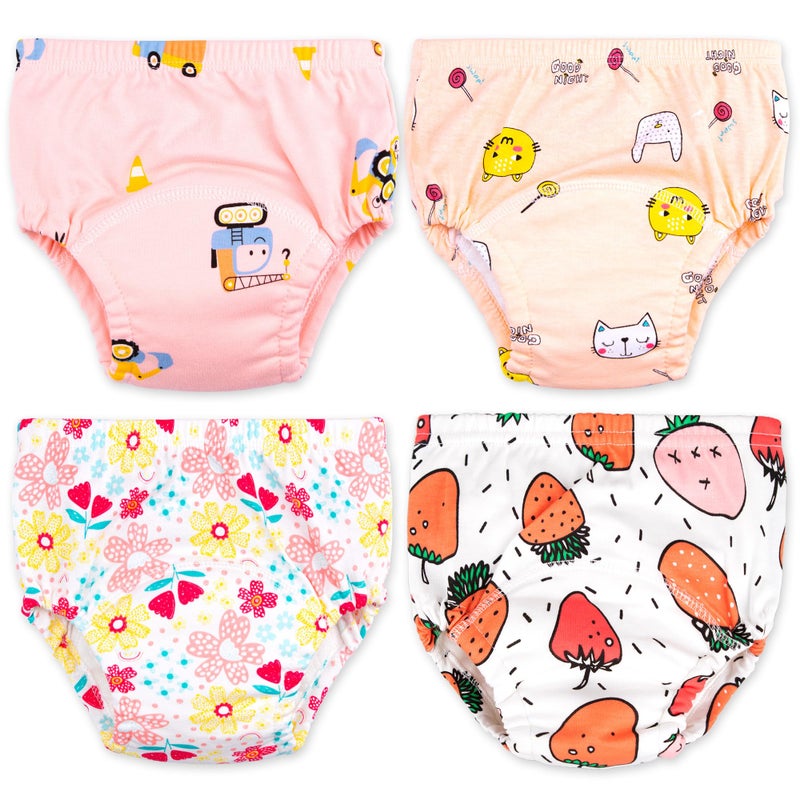 Max Shape Baby Girls Training Underwear - Toddler Girls Training Pants 4 Pack 2T - Image 1