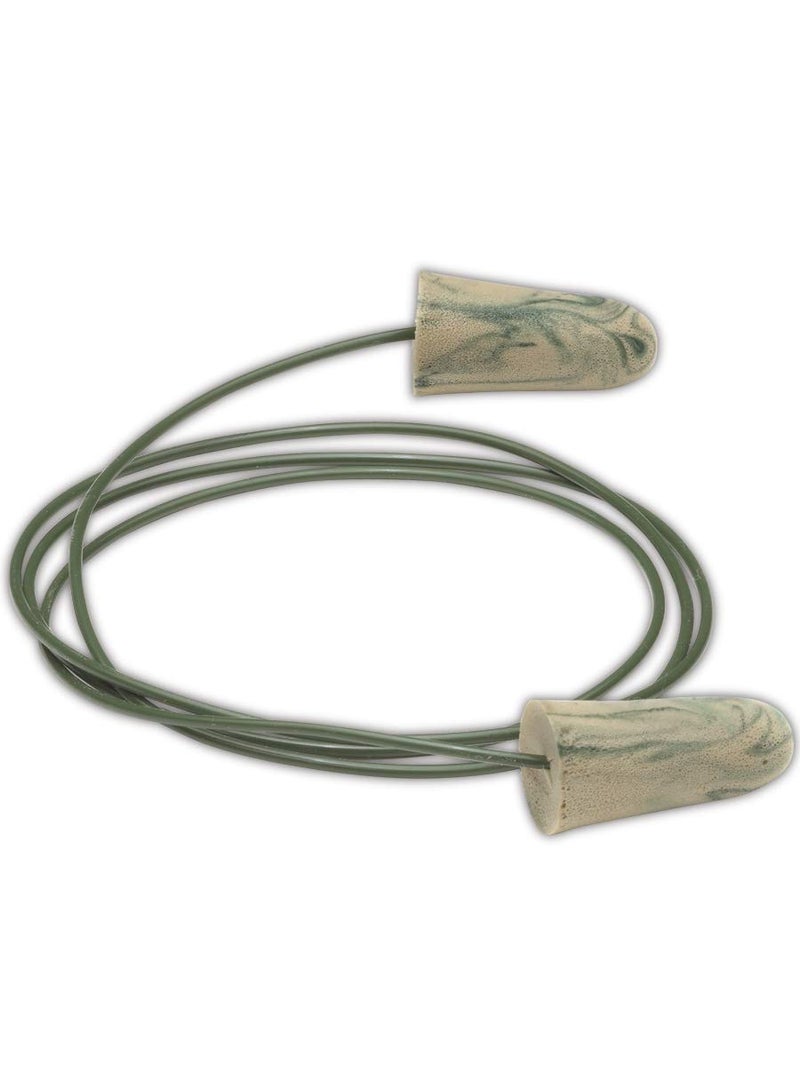 222200565 Camo Plugs Foam Corded Ear Plug, 100 Pairs, Standard, Camo (Pack of 100)