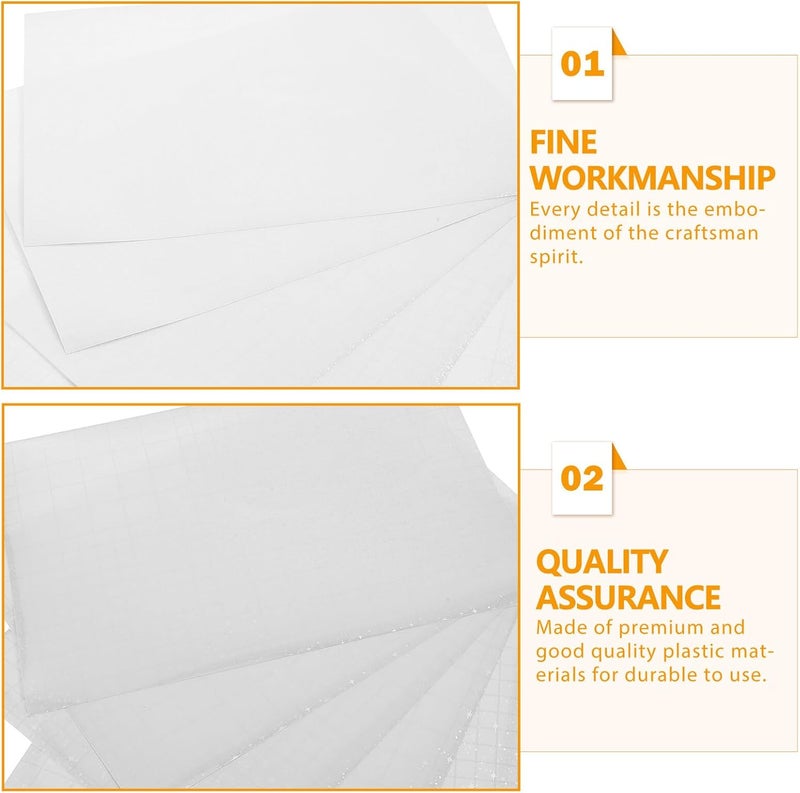 ABOOFAN Holographic Vinyl Sticker Paper 10pcs A4 Size Self-Adhesive Waterproof Printable Sheets for Scrapbooking and Crafting - Image 3