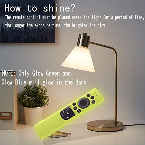 AKSHFETH Silicone Case for Samsung BN59-01385, BN59-01386, TM2280E Remote Control Glow Green - Image 4