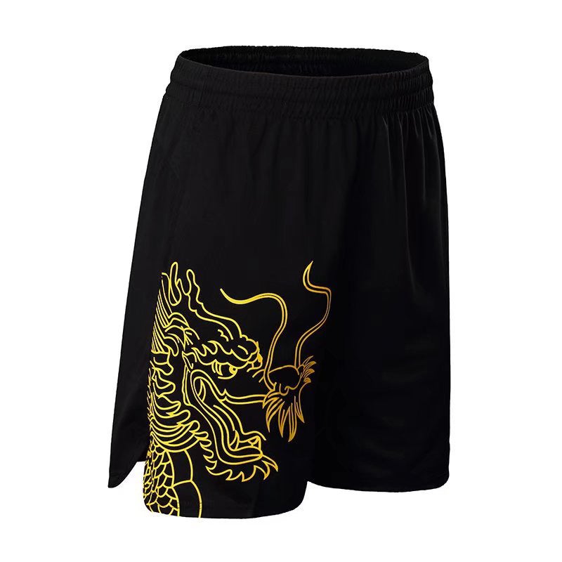 Generic Kids Unisex Badminton Table Tennis Set Yellow-edged shorts