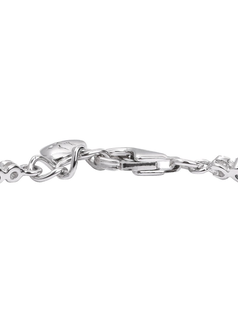 Starlight Serenade Women's Bracelet with CZ Diamond and Sterling Silver, Middle East Exclusive Collection
