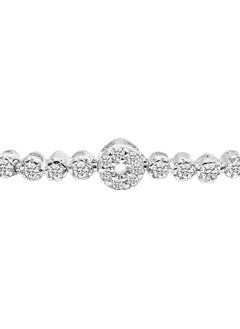 AWNL Adiant Circles Silver Bracelet for Women, CZ Diamonds  Elegant Gift for Women  - Image 5
