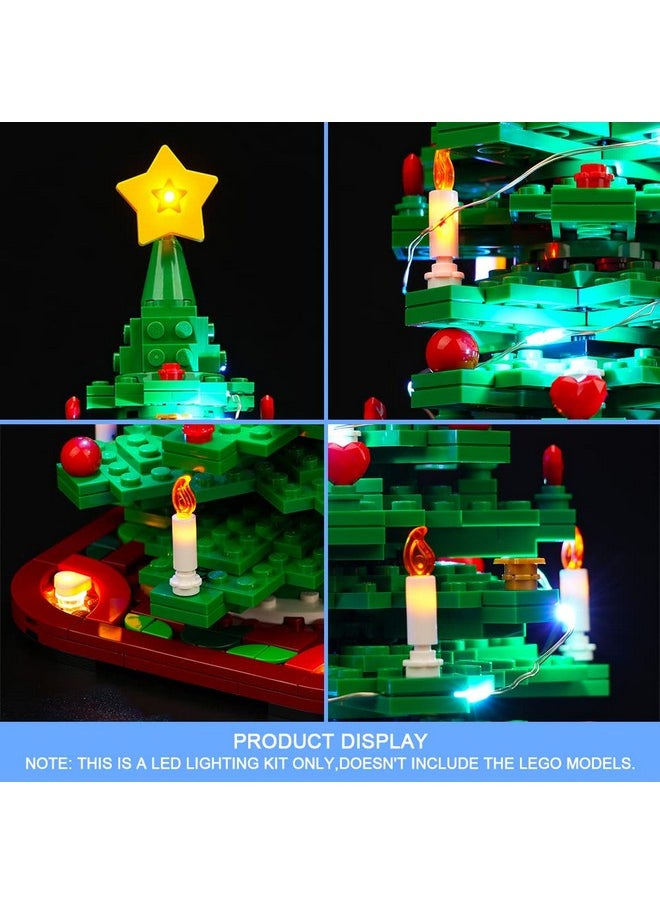 Vonado VONADO Led Light Kit Compatible with Lego Christmas Tree 40573(No Model),Decoration Lighting Kit Compatible with Lego Christmas Tree Building Toy Block (Music Version)  - Image 3