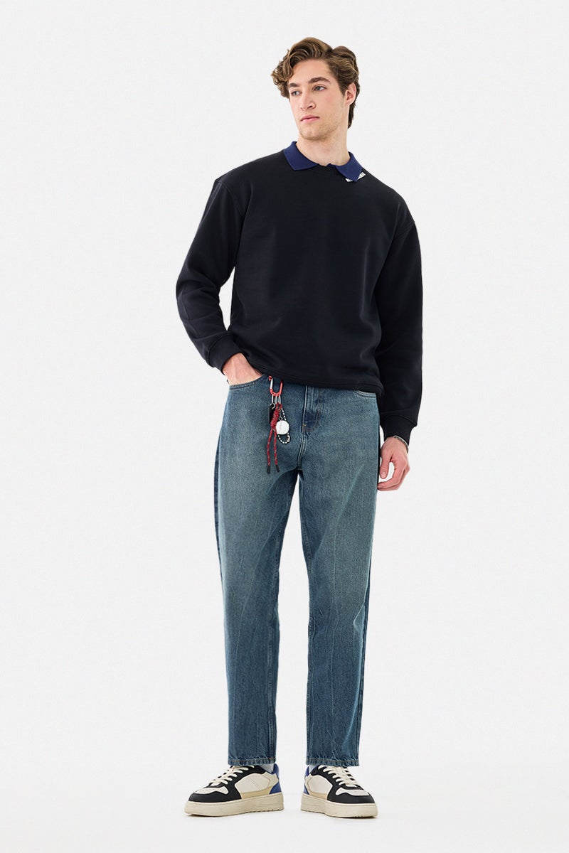 SNITCH Washed Baggy Jeans - Image 4