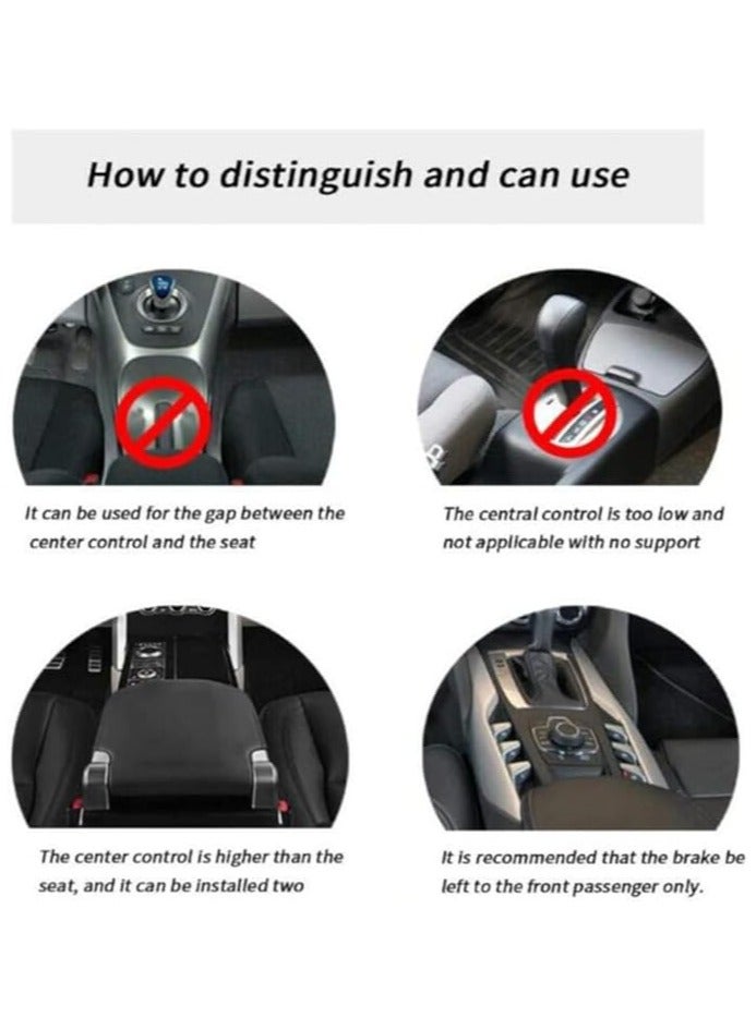 Car Gap Filler Leather Console Side Pocket Car Seat Pocket Organizer for Phones Wallet Coin Key with Cup Holder Seat Storage Box Side Gap Pocket  - Image 2