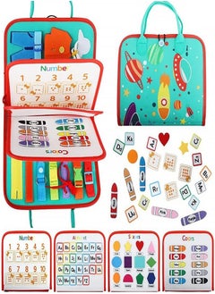 General Busy Board Toys Montessori Toys Sensory Board for Fine Motor Skill Toddler Busy Board Toddler Travel Toys Pre-Kindergarten Toys for Boys and Girls  - Image 1