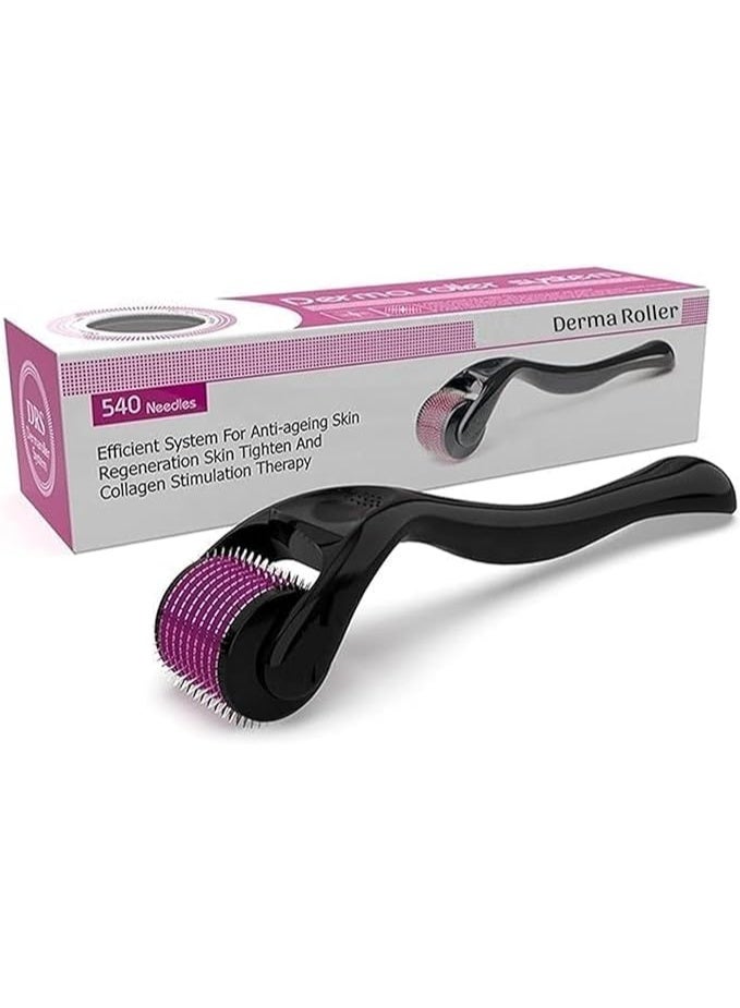 DERMA CARE Skin Solution Micro Needle Roller 1.5 MM 540 Needles Hair Regrowth Beard Anti Hair Loss Treatment Skin Care Tool - Image 1