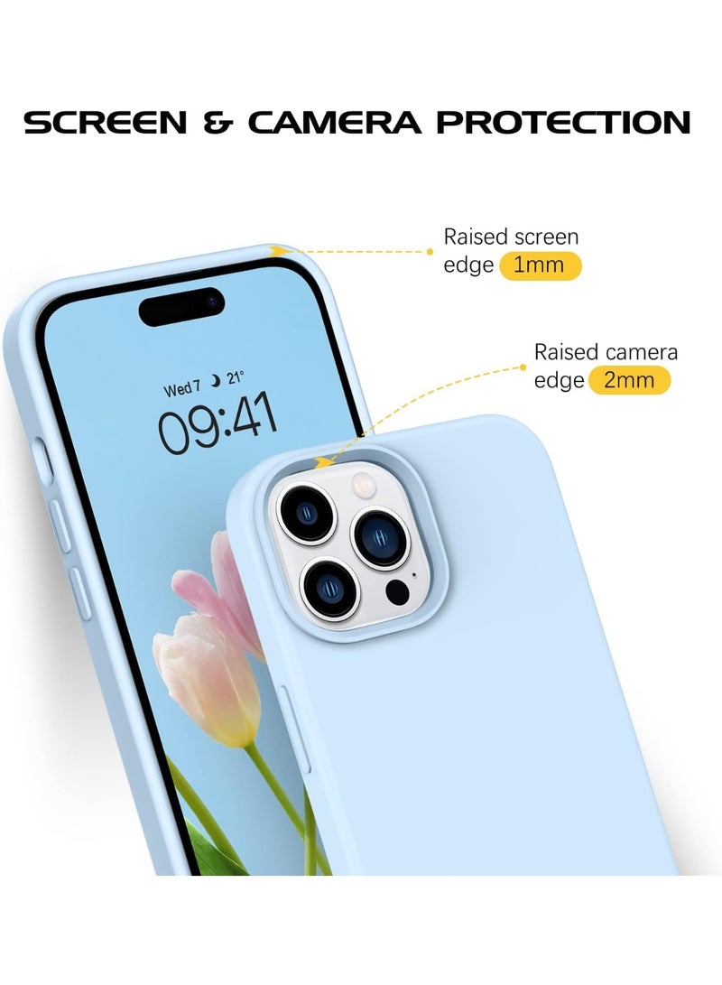 iPhone 14 Pro Max Case Cover Silky-Soft Touch Full-Body Protective Case with Microfiber Lining Cover For iPhone 14 Pro Max 6.7-inch - Image 3