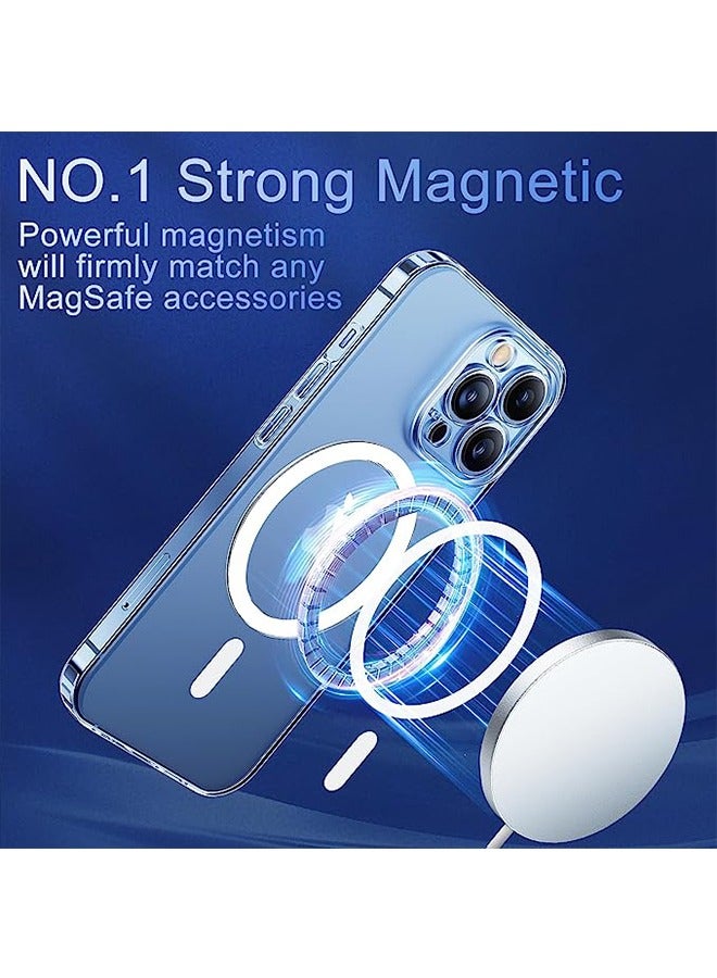 iPhone 15 Pro Max Case with MagSafe, Shockproof Protection  Anti-Yellowing【Military Grade Shockproof Protection】15 Pro Max Cover Anti-Yellow Anti-Scratch Magnetic Case Clear - Image 5