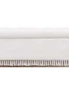 Sweet Jojo Designs Sweet Jojo Designs Ivory Gender Neutral Boho Bohemian Girl Boy Baby Nursery Crib Bed Skirt Dust Ruffle  - Image 1