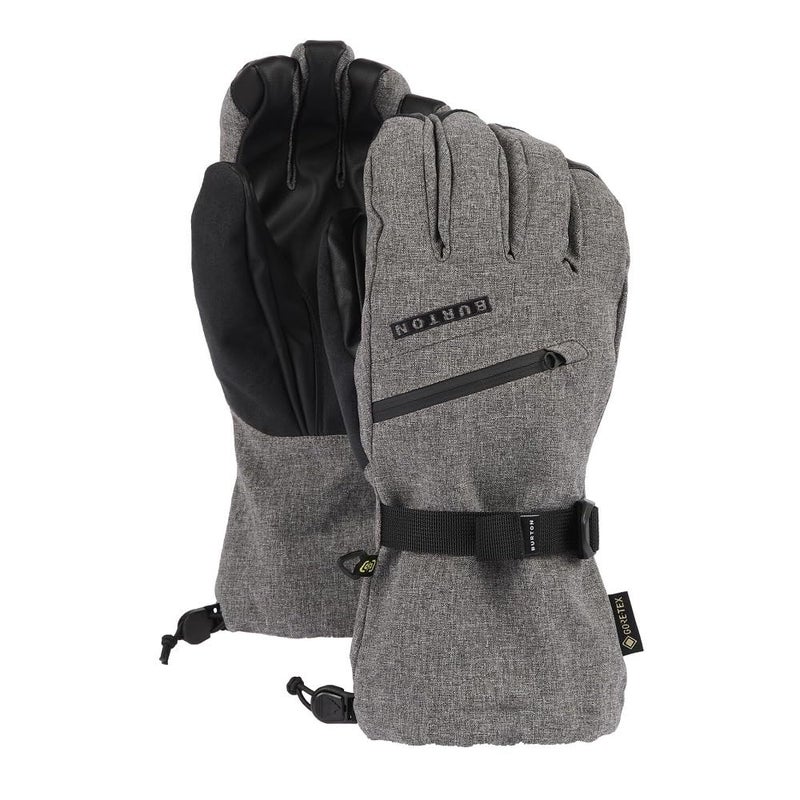 Burton Menâ€™s Gore-TEX Insulated Gloves â€“ Waterproof Winter Snowboard Gloves, Gray Heather, X-Large - Image 1