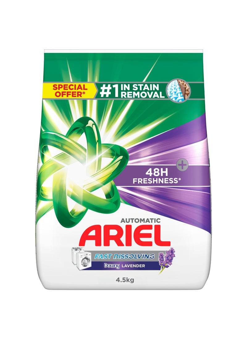Ariel Fast Dissolving Laundry Detergent Powder With Lavender Special Offer 4.5kg 