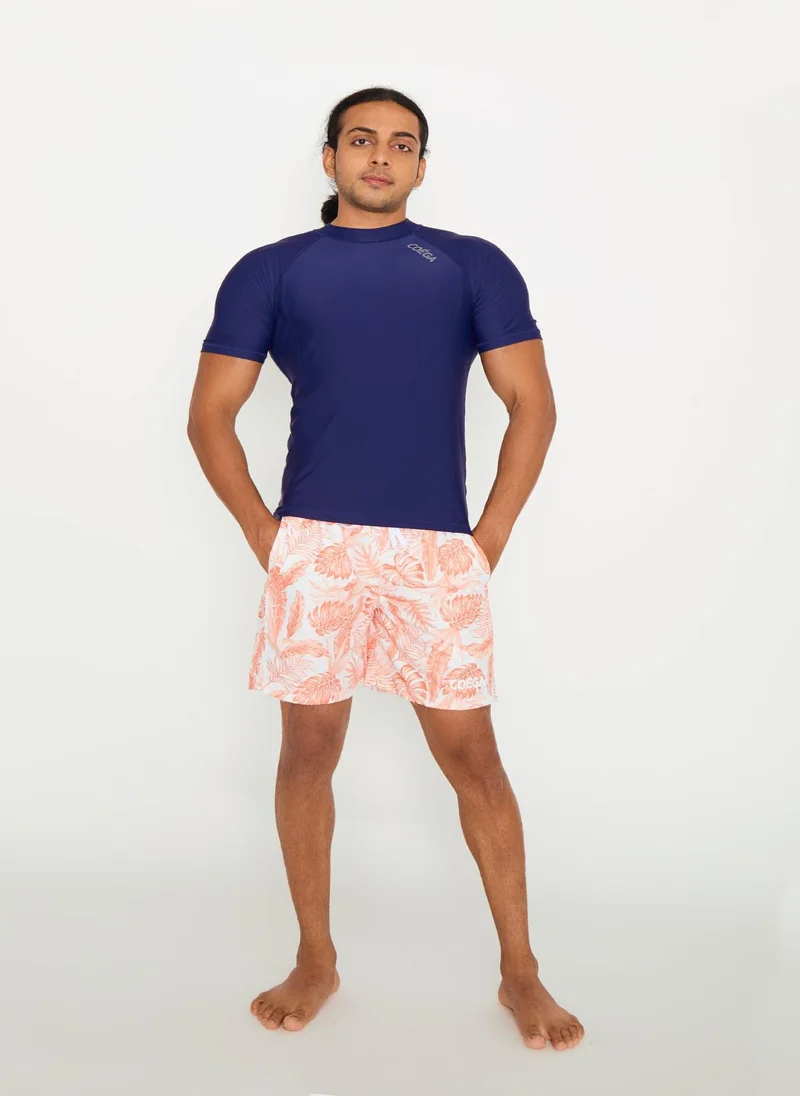 COEGA SUNWEAR COEGA Mens Boardshorts - Coral Tropical Foliage