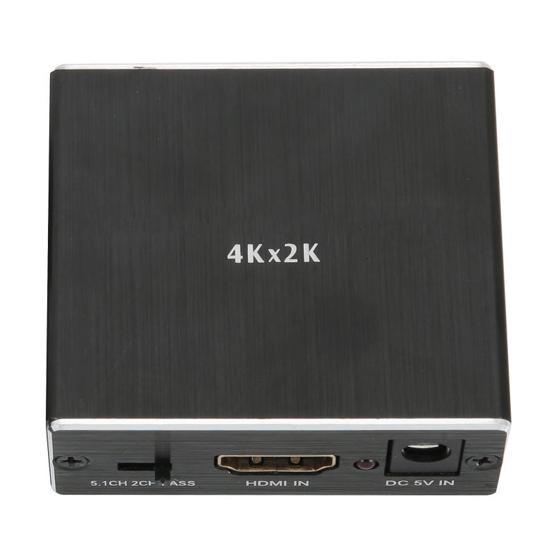 HDMI Audio Extractor 4Kx2K 3D Audio Signal Separation - PASS/2CH/5.1CH Audio Modes Converter for Home Theater System - Image 2