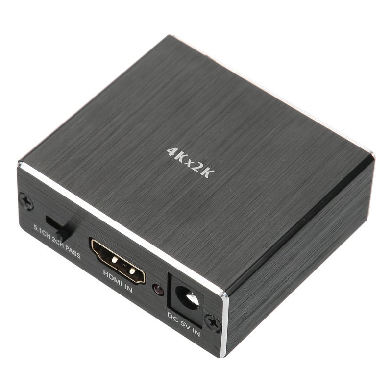 HDMI Audio Extractor 4Kx2K 3D Audio Signal Separation - PASS/2CH/5.1CH Audio Modes Converter for Home Theater System - Image 4