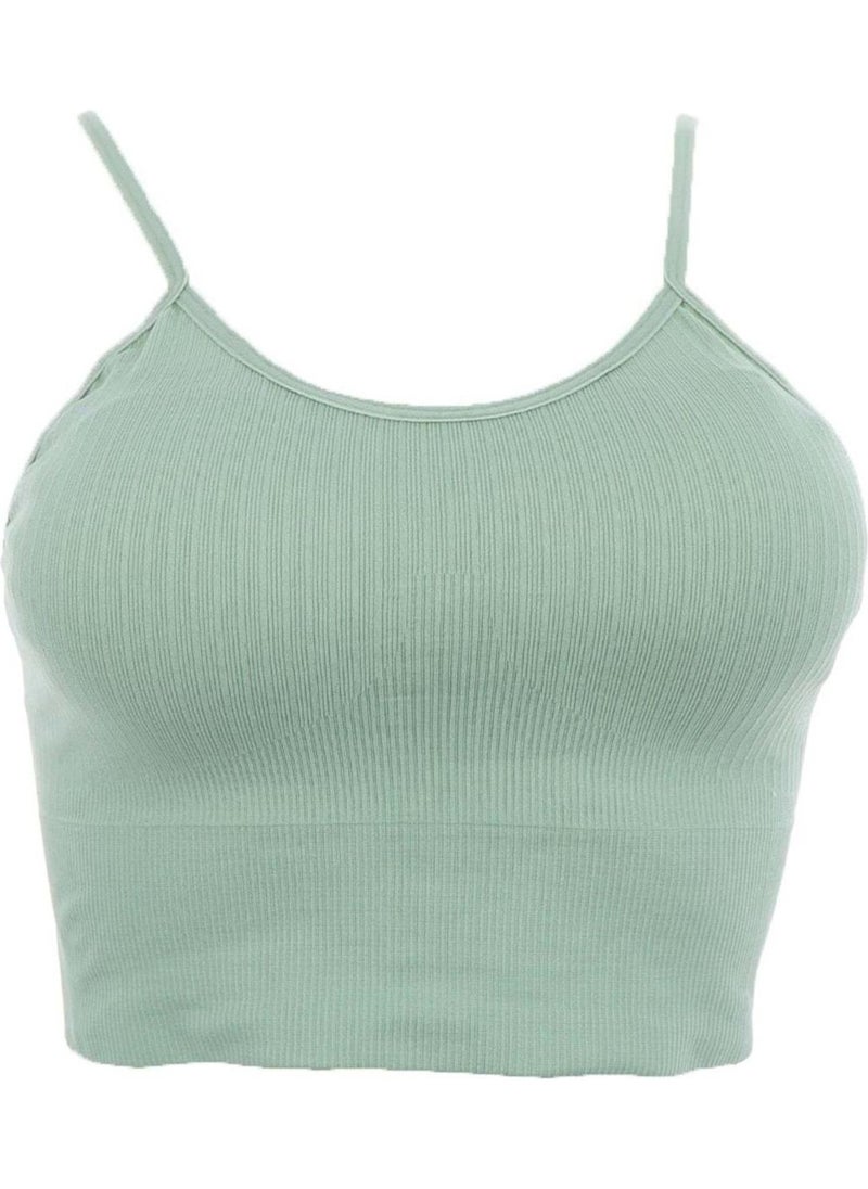 Form Angel - 5702 Strappy Ribbed Women's Bustier Crop - Image 1