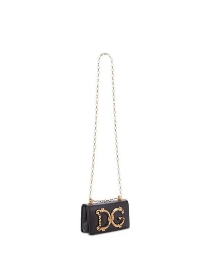 D&G DG GIRLS NAPPA LEATHER SHOULDER BAG - Image 2