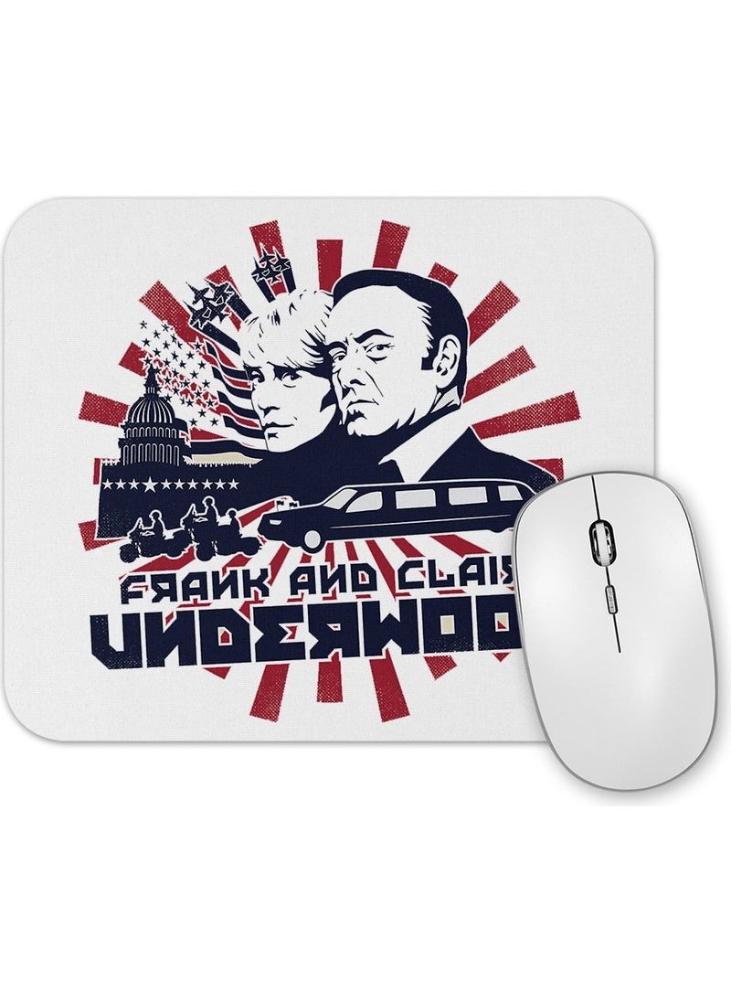 Baskı Dükkanı - Print Shop House Of Cards Frank And Claire Mouse Pad - Image 1