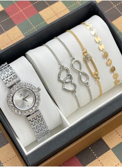 Rivoly Women's Stainless Steel Set, Consisting of a Watch and set of Bracelets 