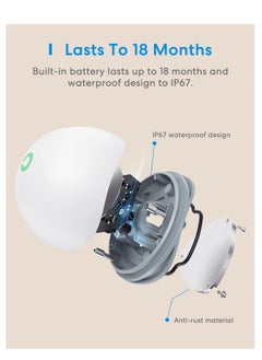 meross Smart Water Leak Sensor Meross MS400 (HomeKit) (Meross MSH300 required)  - Image 4