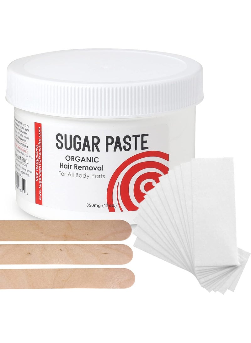 Sugaring Hair Removal Paste at Home Kit - (Strips, Applicator Sticks) Large350g (12oz.) - Image 3