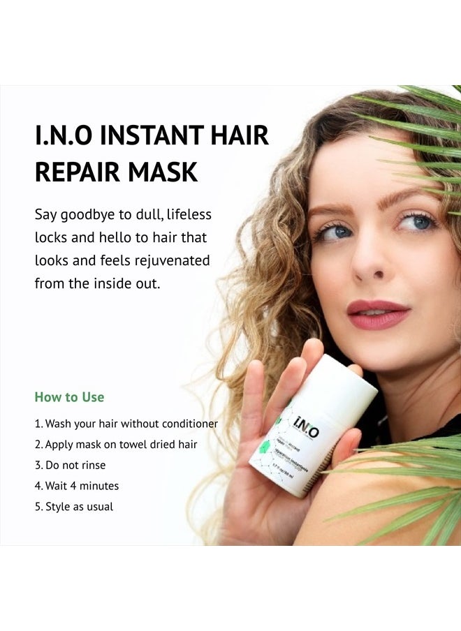 Earthly Body - Inside Out Haircare Leave-In Instant Repair Mask - 1.7 fl oz - Strengthens & Repairs for Shiny, Detangled, Frizz-Free Hair - Plant-Based Formula - Vegan & Cruelty Free - Image 1