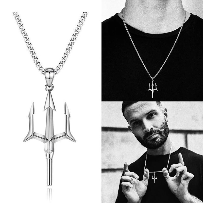 RCW Men Stylish Pendant and Locket for Neck Stainless Steel Chain for Unisex Gifts for Boyfriend & Husband | Gift for Diwali, Christmas, Marriage, Birthday - Image 2