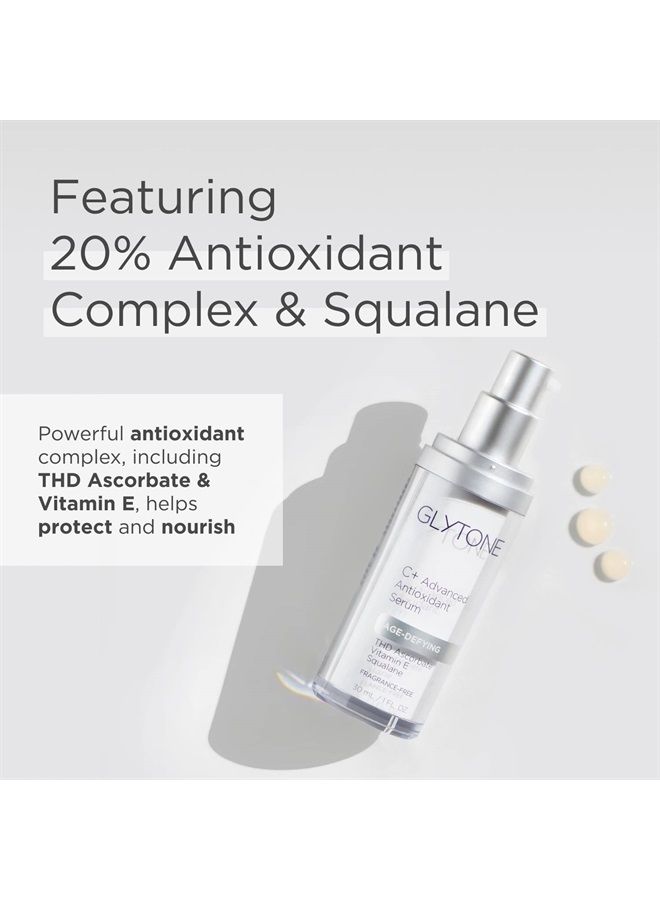 Glytone Age-Defying C+ Advanced Antioxidant Serum - For Fine Lines and Wrinkles - Collagen Health - Paraben-Free & Fragrance-Free - 1 fl. oz. - Image 3