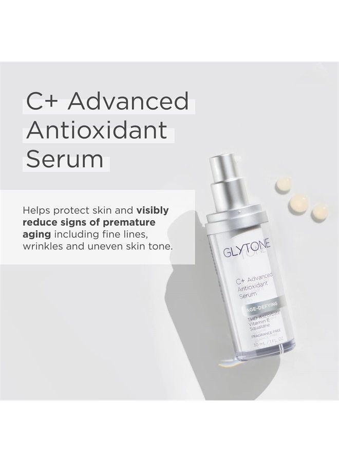 Glytone Age-Defying C+ Advanced Antioxidant Serum - For Fine Lines and Wrinkles - Collagen Health - Paraben-Free & Fragrance-Free - 1 fl. oz. - Image 2