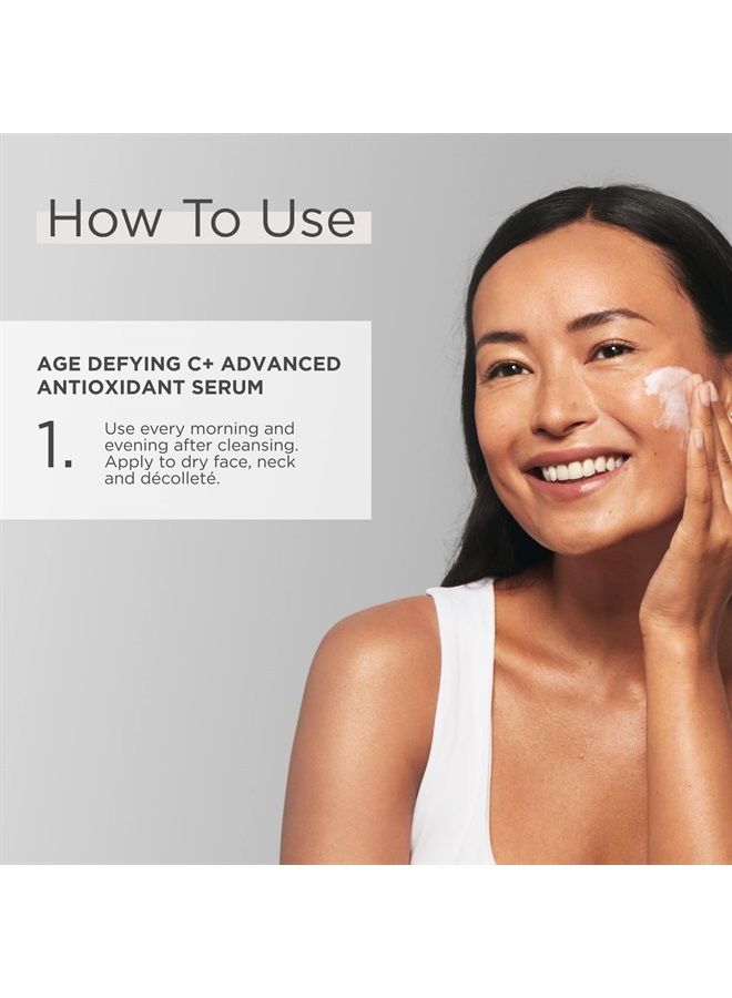 Glytone Age-Defying C+ Advanced Antioxidant Serum - For Fine Lines and Wrinkles - Collagen Health - Paraben-Free & Fragrance-Free - 1 fl. oz. - Image 4