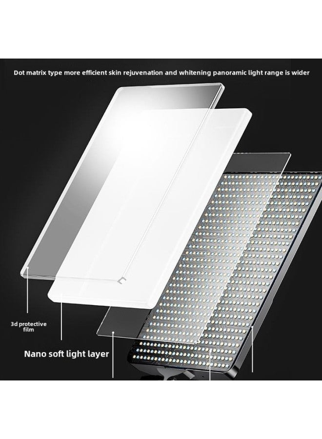 إسكدنيا Live Light Fill Light Photography Shooting Light Camera Anchor Dedicated Led Studio Professional Food Light Soft Light-Specification:The Following Is A Plug-free Outdoor High-brightness Full-screen Series: - Image 3