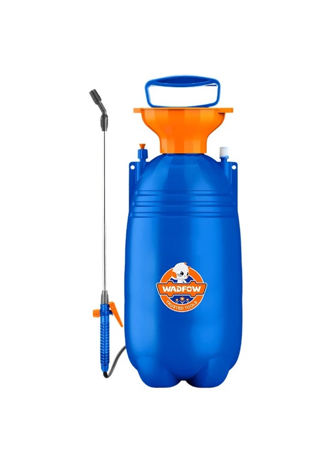 WADFOW 8L Manual Pressure Pump Garden Sprayer WRS1580 – Heavy Duty 2.5 BAR Water Sprayer with Stainless Steel Lance, Safety Valve, Adjustable Nozzle & Shoulder Strap for Lawn, Agriculture & Pest Control - Image 1