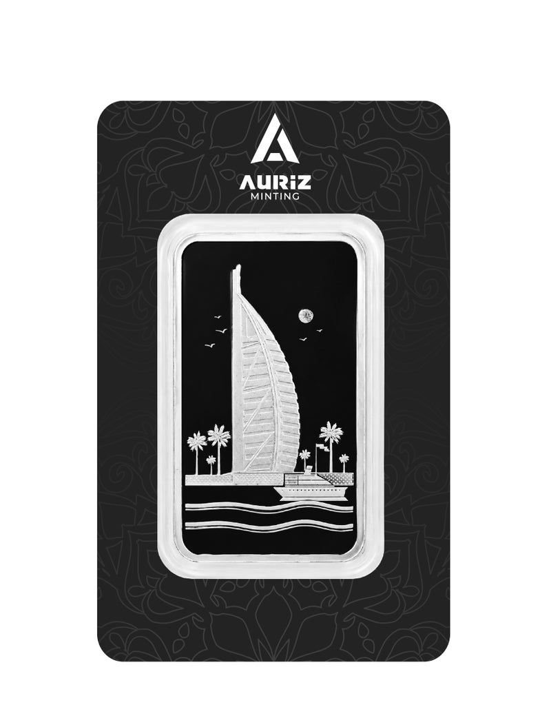 AURIZ MINTING Auriz Mint 100g Fine Silver Bar – 999 Purity - Image 1