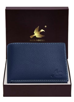 HORNBULL HORNBULL Maddison Mens Navy Genuine Leather Wallet | Elegant and Stylist Wallet with RFID Blocking | Gift Wallets for Men  - Image 2