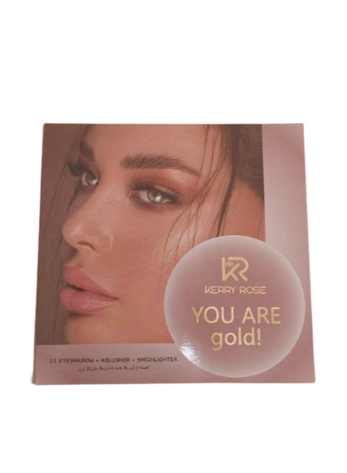 Kerry Rose Kerry Rose You Are Goldi 21 EyeShadow 4 Blusher 3 Highlahter - Image 3