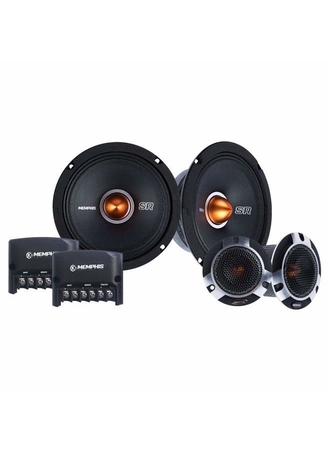 MEMPHIS Audio SRXP62C 6.5 Inch Car Audio Component Speaker Tweeter Crossover Set - Image 1