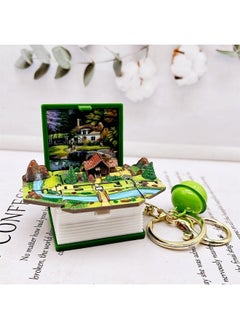 NIBEMINENT Pop Up 3D Mini Dinosaurs Keychain Toys, Anxiety Stress Relief Dino Hand Toys, Sensory Toys, Birthday Gifts Goody Bag Filler, Purse and Backpack Keychain Fidget Toys for for Kids 