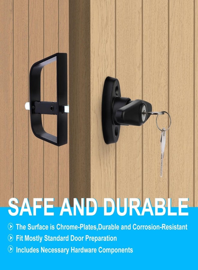 Oacdiel 5.5(inch) shed Door Latch Shed Door T Handle Lock - Image 2