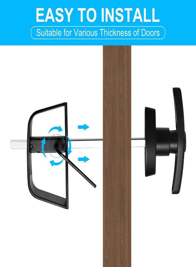 Oacdiel 5.5(inch) shed Door Latch Shed Door T Handle Lock - Image 3