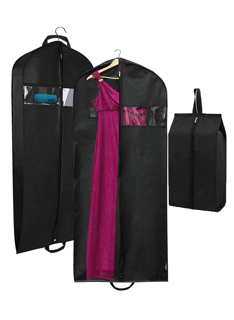 SYOSI Oxford Fabric Suit Cover, with Zipper and Transparent Window, Anti-Moth Protector, for Costumes, Dresses, Coats, Storage or Travel - Image 1