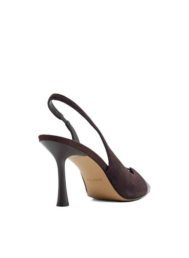 الدو Augustas Ladies Brown Heeled Shoes