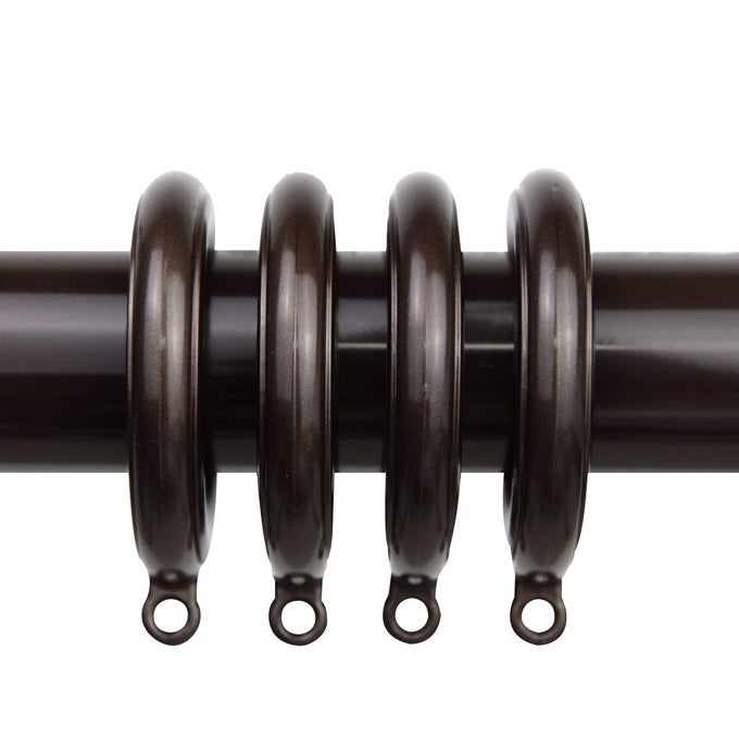 DECORATIVE 175 INCH EYELET RINGS COCOA