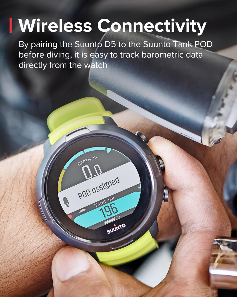 Suunto ساعة غوص سوونتو D5 مع كابل USB أبيض - Image 4