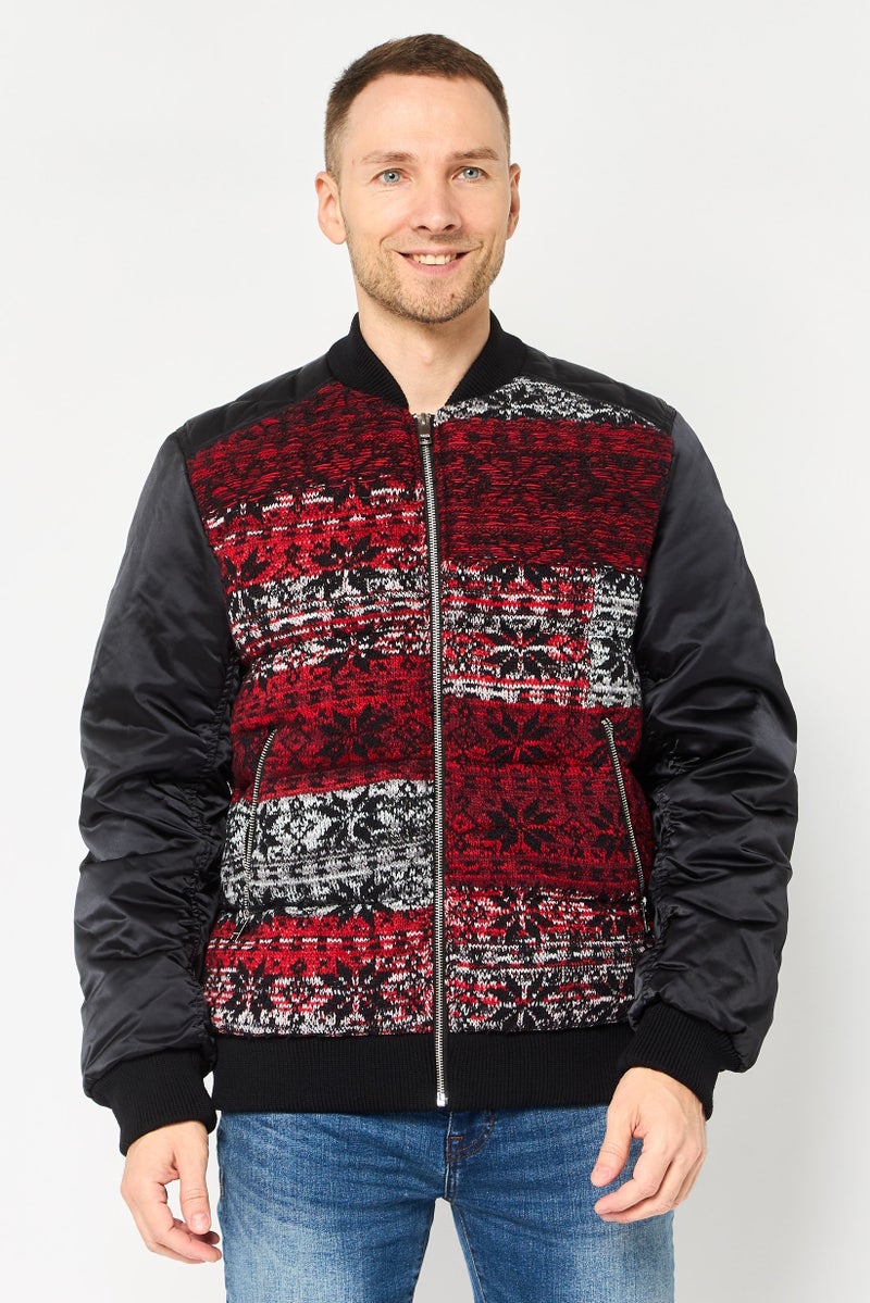 DIESEL Men Quilted Puffer Jacket, Multicolor - Image 1