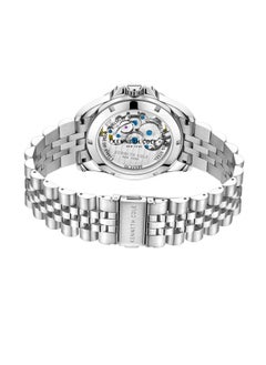 Kenneth Cole New York Kenneth Cole New York 43mm Automatic Men's Watch with Black Dial & Stainless Steel Bracelet  - Image 3