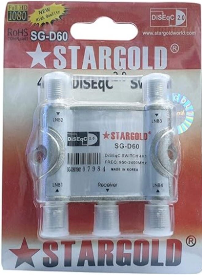 Stargold STARGOLD 4 IN 1 OUT Diseqc Switch  - Image 1