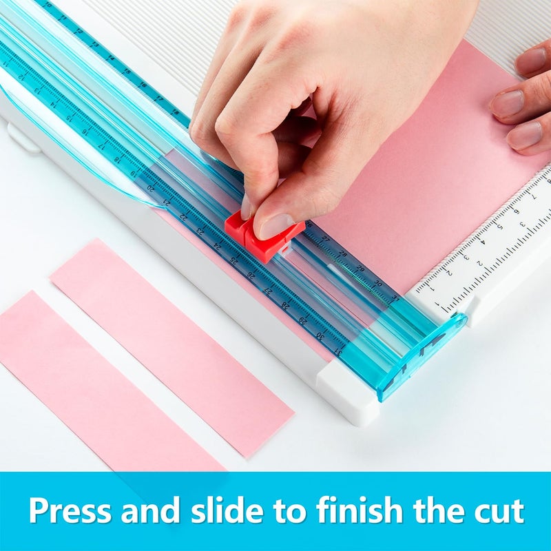 ArtAt Craft Paper Trimmer and Scoring Board: ArtAt 12 x 12inch Paper Trim Cutter Score Board Scoring Tool with Paper Folding, for Making Scrapbooking, crad, Coupons and Photo - Image 3
